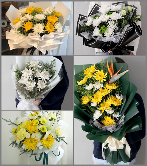 贵州毕节市织金县牛场镇灯光村白事花束代送